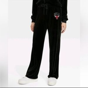 Black Velour Drawstring Pants